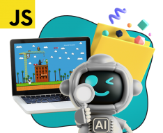 Язык программирования JavaScript + AI. Проектное обучение + геймификация + AI-помощники - КИБЕРшкола программирования для детей, компьютерные курсы для школьников, начинающих и подростков - KIBERone г. Нижний Тагил