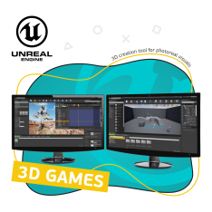 Unreal Engine 4. Игровой движок - КИБЕРшкола программирования для детей, компьютерные курсы для школьников, начинающих и подростков - KIBERone г. Нижний Тагил