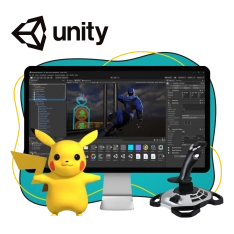 Мир игр на Unity 2D на популярном движке + AI-помощники - КИБЕРшкола программирования для детей, компьютерные курсы для школьников, начинающих и подростков - KIBERone г. Нижний Тагил