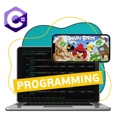 Программирование на C#. Удивительный мир 2D-игр - КИБЕРшкола программирования для детей, компьютерные курсы для школьников, начинающих и подростков - KIBERone г. Нижний Тагил